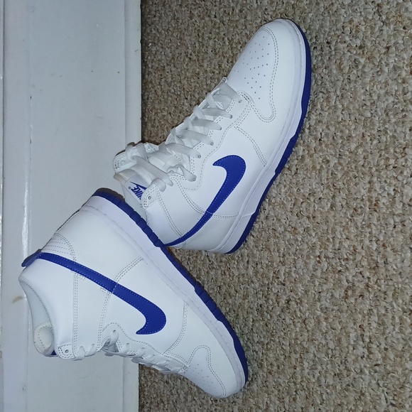 Nike Dunk High White/Concord. Men's 8, Womans 9 1/2 - Picture 6 of 8